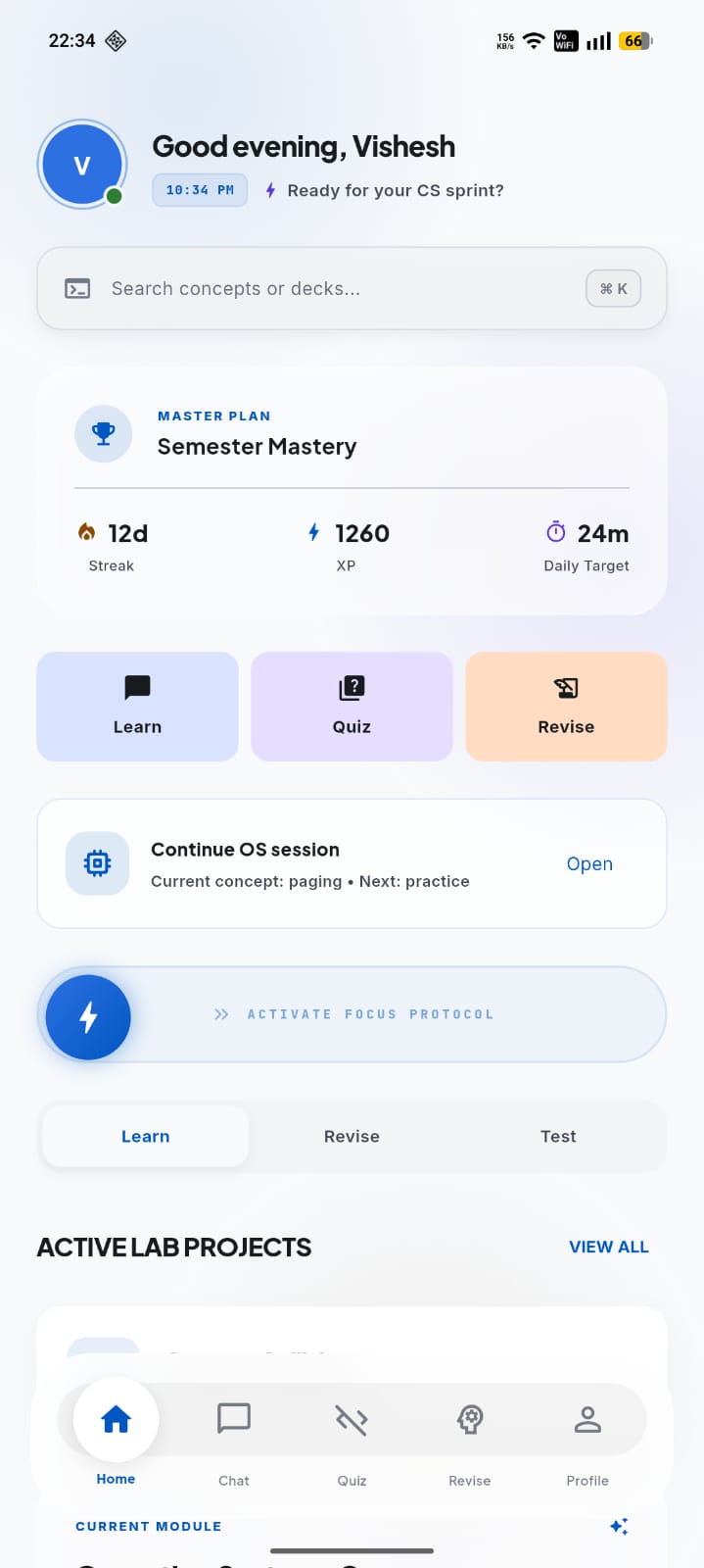 BodhCS Cognitive Tutor